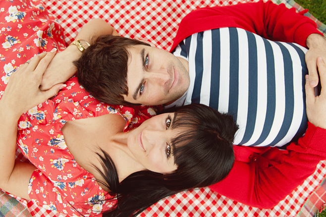 Vintage Engagement Photography at Larmer Tree Gardens