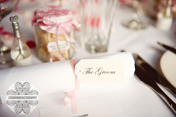 Wedding Photographer Hotel Grosvenor vintage table settings