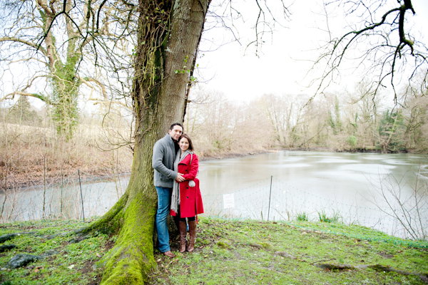 Frozen Lake Couple