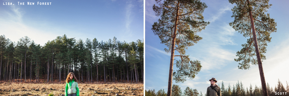 Creative portraits, the new forest