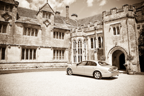 Athelhampton House Entrance