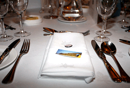 Wedding Table Setting Favours