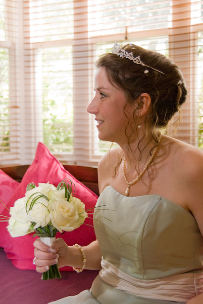 Bridal portrait, Jennie