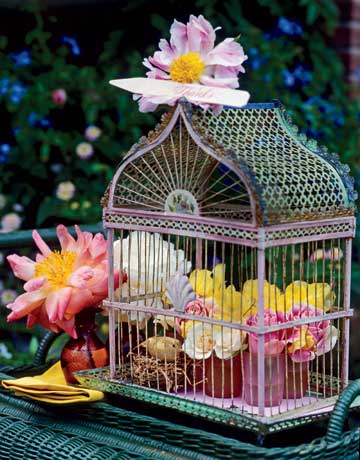 Vintage Birdcahe Table Decoration