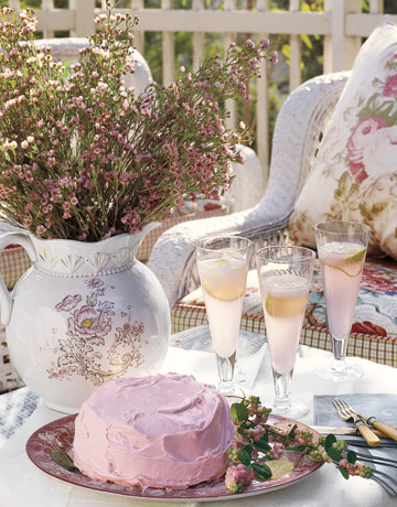 Pink Cake and Cocktails!