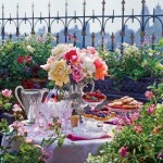 Garden Party Table Decoration