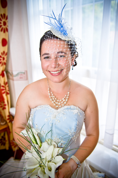 Bride in Blue Portrait Bride in Blue Portrait