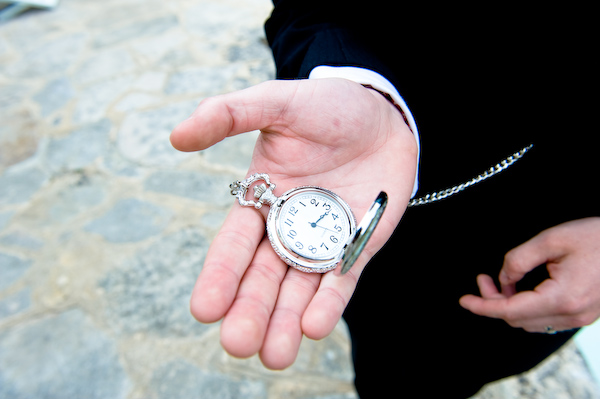 Silver pocket watch Silver pocket watch