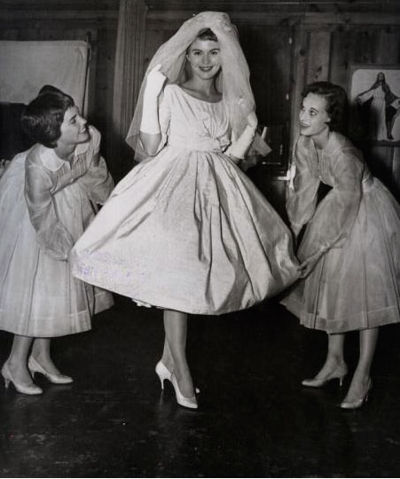 1958 Jean Seberg's wedding, Iowa U.S.A