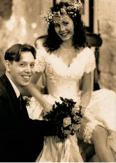 1991 Bride and Groom, Gretna, Scotland