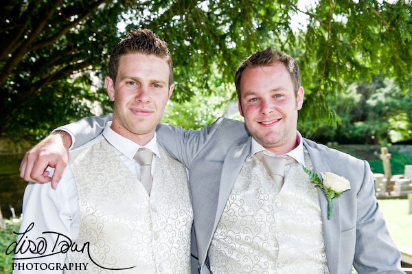 James & his Best Man, Richaed