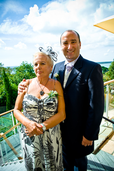 The Groom with his mother!