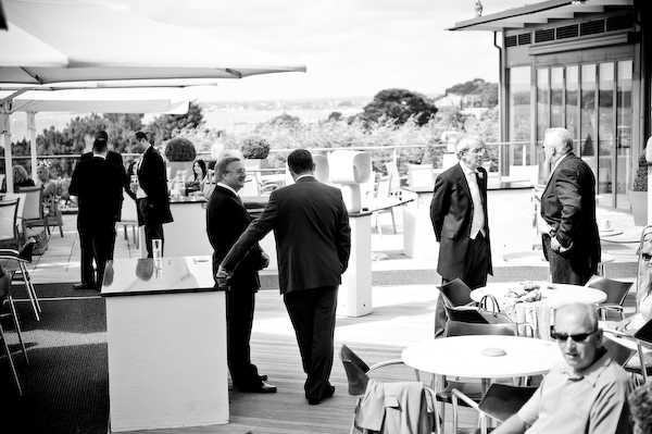 Family & Friends awaiting the wedding ceremony