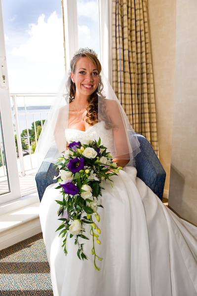 Bride by the window