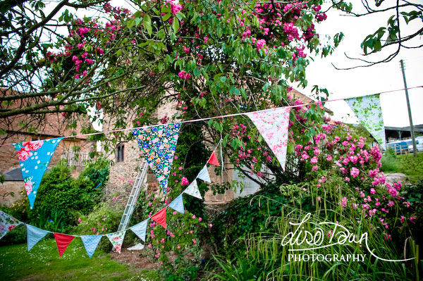 Bunting in the Garden