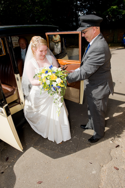 Charlotte arrives at the Church, West Parley