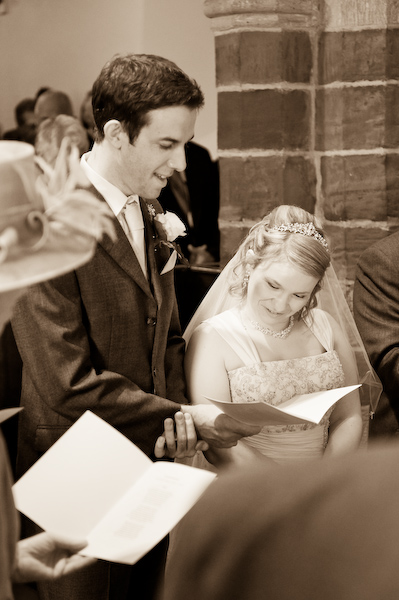 Singing, wedding ceremony