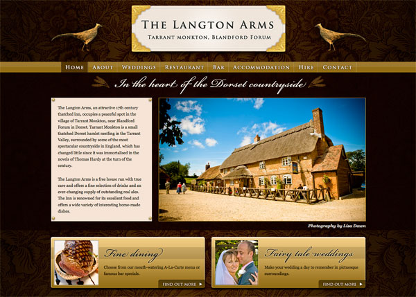 The Langton Arms Website
