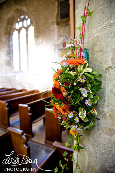 Floral decoration, Sturminster Newton Church