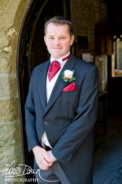 Groom before the ceremony