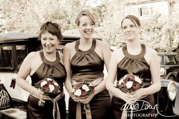 Bridesmaids Arrive