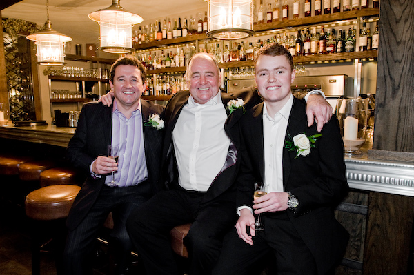 Groom with his sons