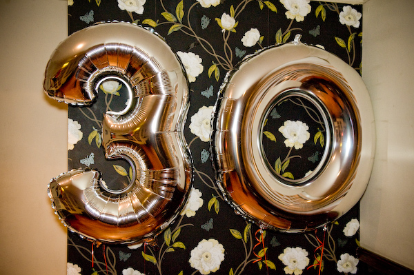 30th Birthday Party Baloons
