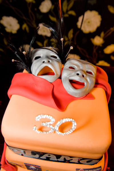 Theatrical birthday cake