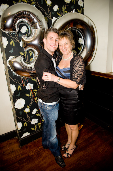 Andrew with his Mum