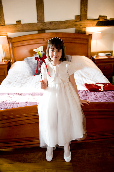 Flower girl with wand! Flower girl with wand!