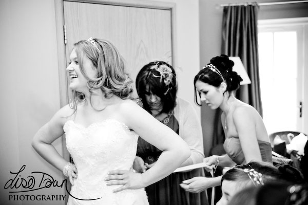 Bride getting ready Bride getting ready