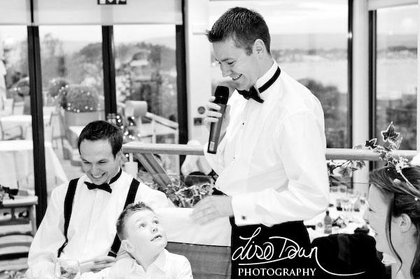 The Groom makes his Speech The Groom makes his Speech