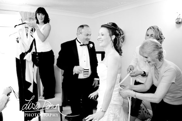 Bride getting ready Bride getting ready