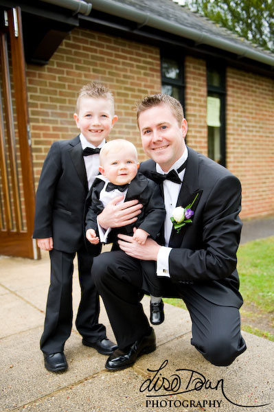 Groom with Family, Verwood Groom with Family, Verwood