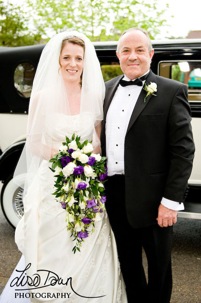 Bride with Father, Verwood Bride with Father, Verwood