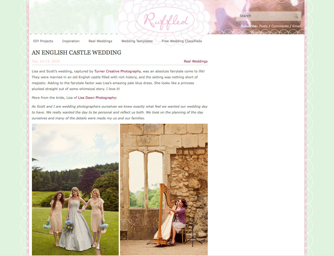 Vintage wedding feature