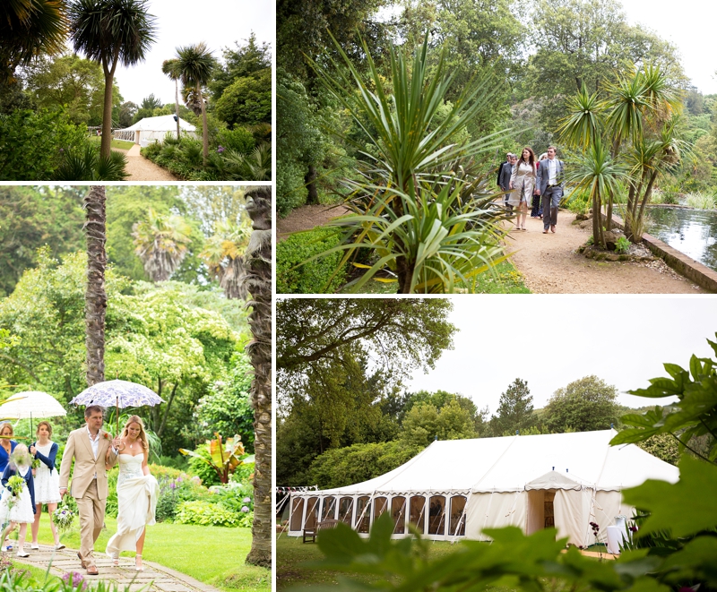 Tropical Garden Wedding Photo