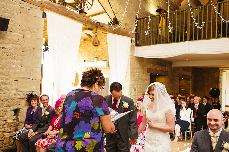 Barn wedding Gloucestershire