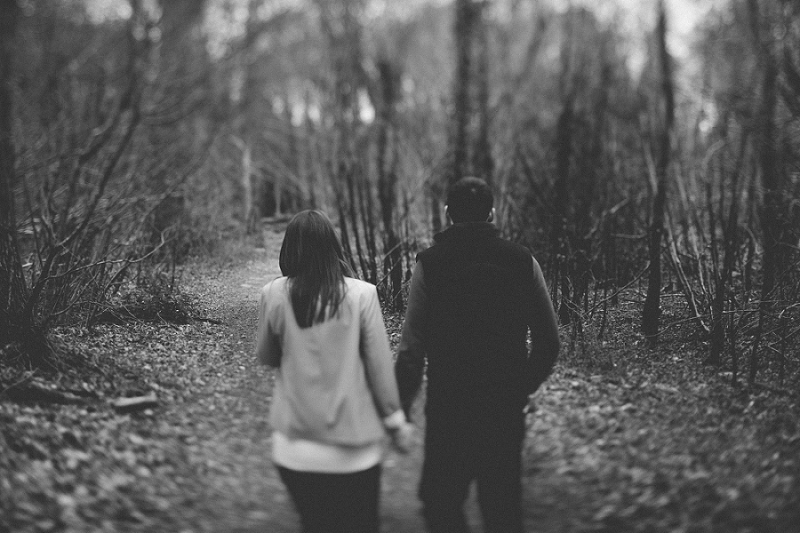 woodland wedding photos