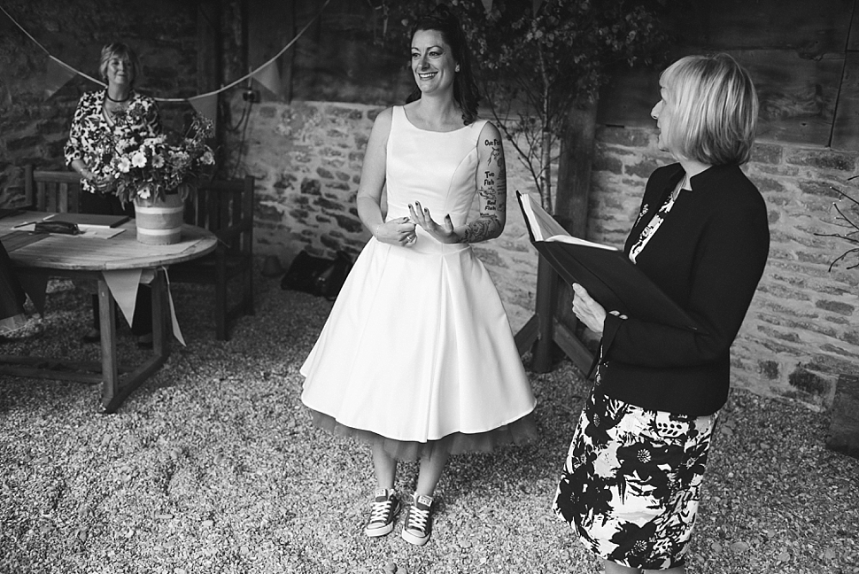 alternative barn wedding