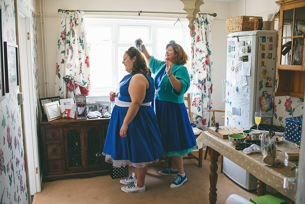 Fifties wedding dorset