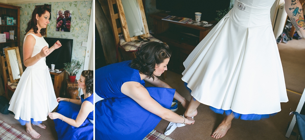 Fifties wedding dress
