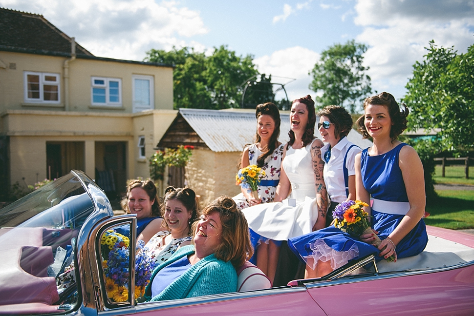 fun wedding group photo