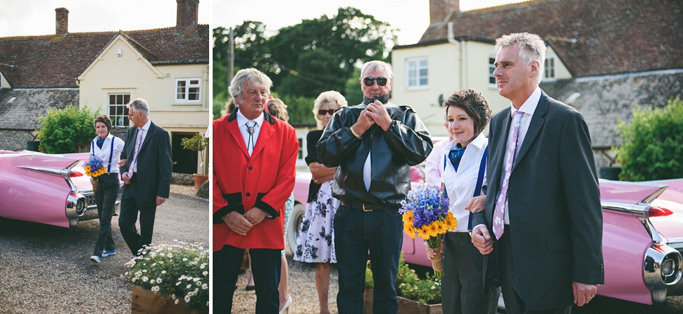 outdoor barn ceremony