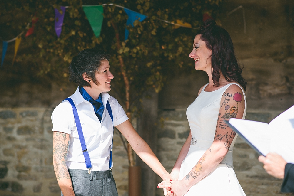 outdoor barn wedding