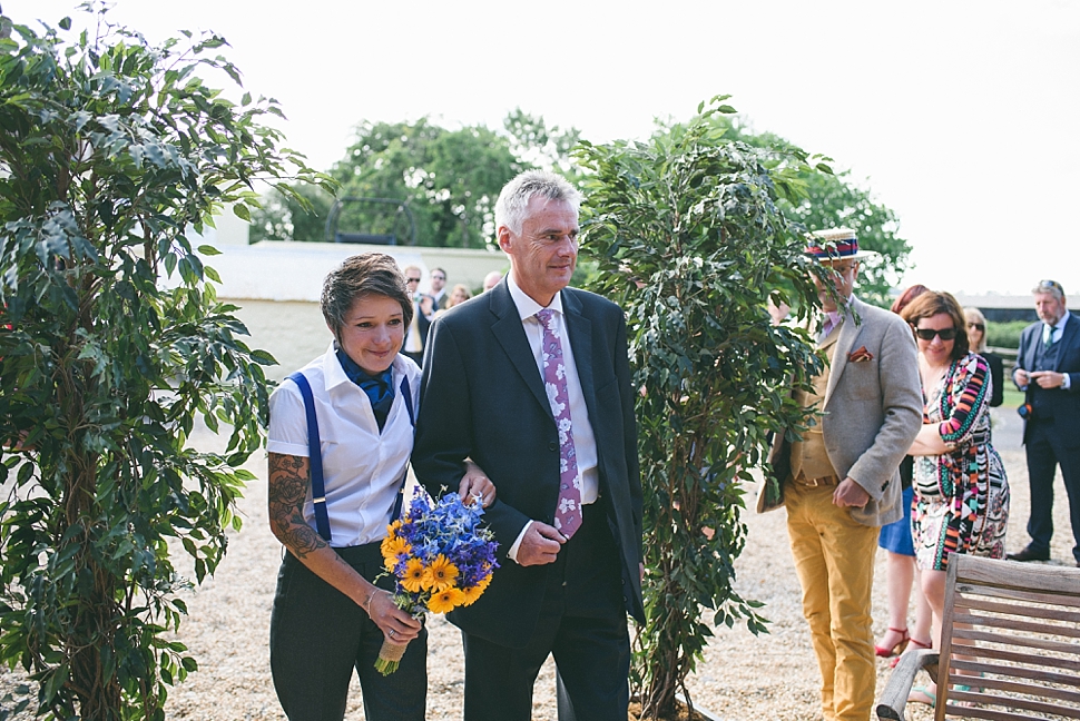 outdoor wedding ceremony