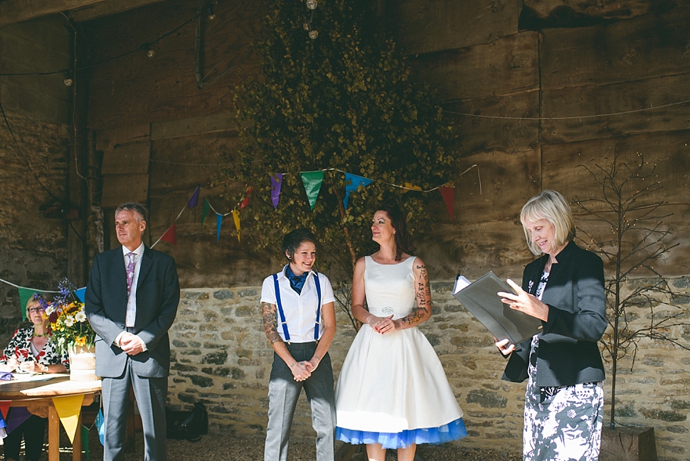 Stockbridge farm barn wedding photo