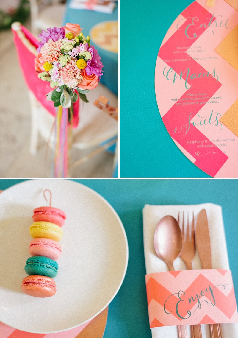 Colourful Summer Wedding Table