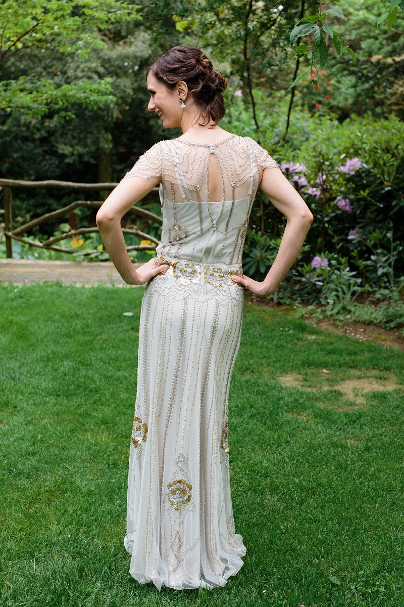 Vintage wedding dress photo